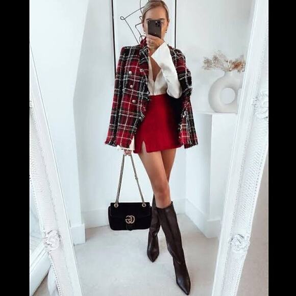 ZARA High-Waisted Mini Skirt NWT - Picture 15 of 16